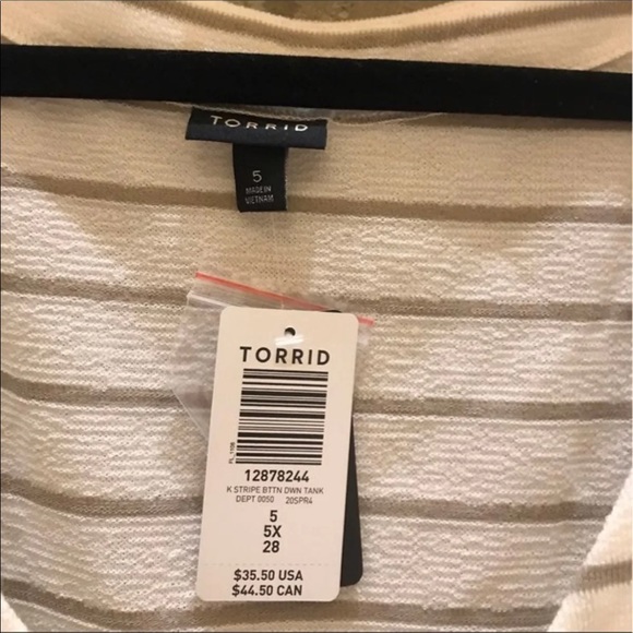 NWT TORRID TANK 5x - Picture 7 of 7